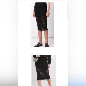 ALEXANDER WANG black skirt